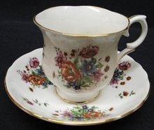 CROWN STAFFORDSHIRE CUP&SAUCER