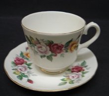 DUCHESS CHINA CUP&SAUCER VICTORIA