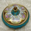 LOVELY LARGE PORCELAIN BOX - LOVE STORY