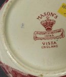LOVELY RED TRANSFER MASON'S JUG