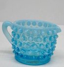 FENTON MOONSTONE HOBNAIL JUG