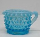 FENTON MOONSTONE HOBNAIL JUG