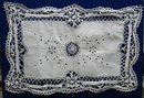 VICTORIAN CUTWORK & LACE CENTERPIECE