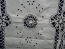 VICTORIAN CUTWORK & LACE CENTERPIECE