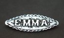 VICTORIAN STERLING BROOCH - EMMA