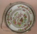 SPODE & STERLING /CHINA DISH/MONOGRAM