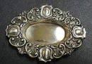 VICTORIAN ORNATE TINY STERLING DISH