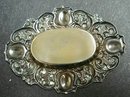 VICTORIAN ORNATE TINY STERLING DISH