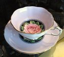 CANDY PINK ROSE PARAGON CUP & SAUCER