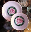 CANDY PINK ROSE PARAGON CUP & SAUCER
