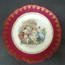 LOVELY ANTIQUE PLATE - PRETTY LADIES