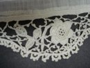 UNIQUE - EMBROIDER/LACE BREAD TRAY DOILY