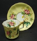 COTTAGE CHIC - ROSES - CUP and SAUCER