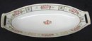 PINK ROSES GOLD GILT NIPPON OVAL DISH