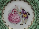 PLATE - VICTORIAN SCENE - POLITE GREETING