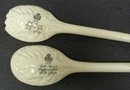MINTON 18th CENT. SALT GLAZE SALAD SET