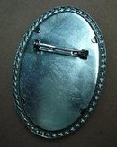 EMBROIDERY BROOCH - VICTORIAN LADY