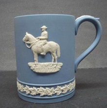 Classy WEDGWOOD JASPERWARE MUG RCMP