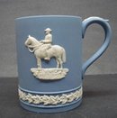 Classy WEDGWOOD JASPERWARE MUG RCMP