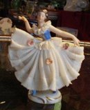 Lovely Antique DRESDEN FIGURINE