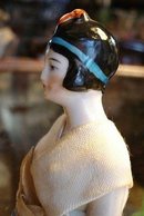 Lovely Vintage FLAPPER STYLE Half Doll Pin Cushion Doll