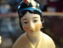 Lovely Vintage FLAPPER STYLE Half Doll Pin Cushion Doll