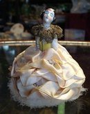 POWDER PUFF PIN CUSHION DOLL
