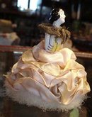 POWDER PUFF PIN CUSHION DOLL