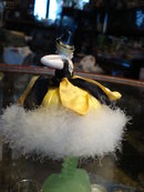 Harlequin Powder Puff PIN CUSHION DOLL