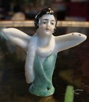 EXQUISITE ANTIQUE PIN CUSHION DOLL #17