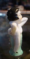 EXQUISITE ANTIQUE PIN CUSHION DOLL #17