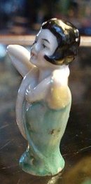 EXQUISITE ANTIQUE PIN CUSHION DOLL #17