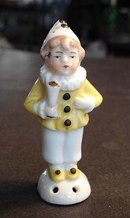 ANTIQUE PIN CUSHION DOLL - CHILD BOY #19