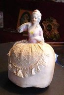ANTIQUE PIN CUSHION DOLL - Complete #20