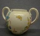 Crown Staffordshire Bowl - HOLLYHOCK