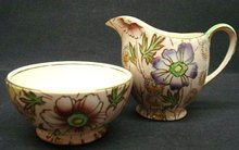 ROYAL WINTON SHABBY CHIC CREAM&SUGAR
