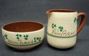 Irish Porcelain Cream & Sugar SHAMROCK
