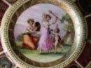 HAND PAINTED PLATE - GOLD GILT - AUSTRIA