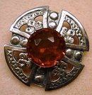SILVER SCOTTISH STYLE BROOCH / PENDANT