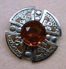 SILVER SCOTTISH STYLE BROOCH / PENDANT