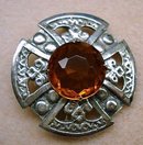 SILVER SCOTTISH STYLE BROOCH / PENDANT