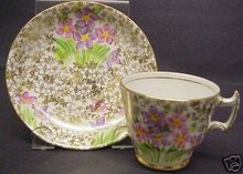 DECO PHOENIX DEMI TEA CUP AND SAUCER - HAND