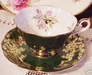 ROYAL ALBERT CUP and SAUCER - GOLD GILT