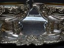 CREAM*SUGAR*TRAY*SILVER PLATED SET