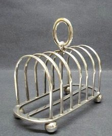 SHEFFIELD SILVER - TOAST STAND