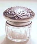 Victorian Sterling & Crystal RING BOX