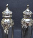SILVER PLATED PAIR - SALT & PEPPER