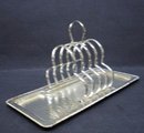LOVELY SILVER PLATE TOAST STAND