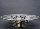 VICTORIAN SILVER PLATED PEDESTAL DISH
