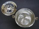 CORONET FOOTED COVERED BUTTER DISH